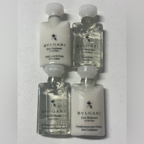 Bulgari Eau Parfumée White Collection Set(shampoo,conditioner,body wash,lotion) - Picture 1 of 2